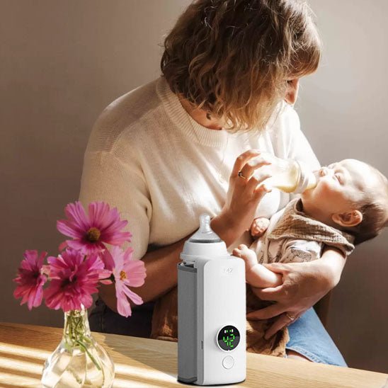 Chauffe-Biberon Rapide Pour Bébé – Chauffage 120 Ml En 3 Minutes à 37°C, Confort Nocturne