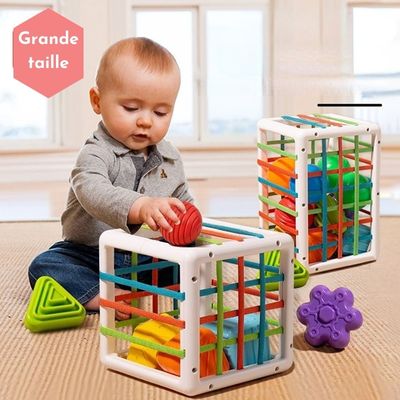 Toy for awakening baby's senses - Sorting blocks™ | Jouet pour éveil des sens de bébé - Tri de blocs - Club bébé - maman